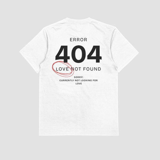 T-SHIRT ERROR 404 (BRANCA)